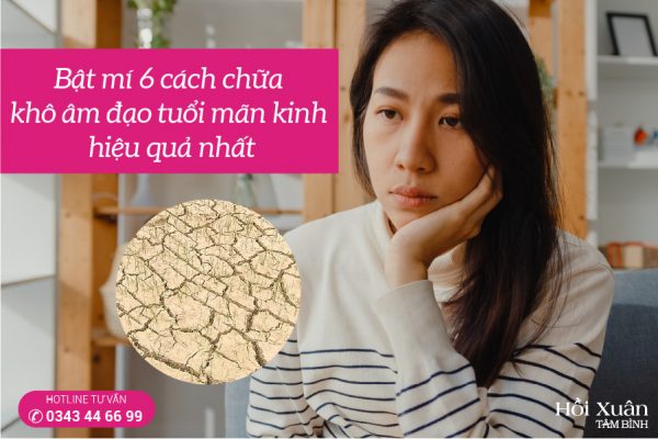 chữa khô âm đạo tuổi mãn kinh