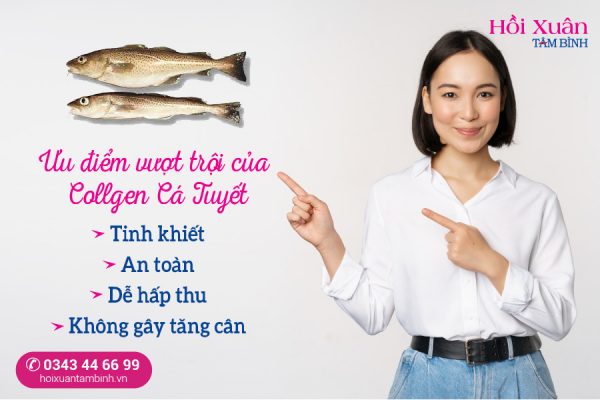 ưu điểm của Collagen tripeptide từ cá tuyết